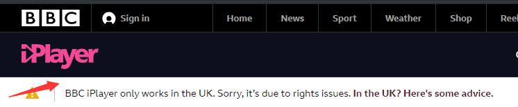 在其他地区无法观看bbc，页面会报错