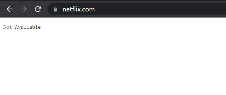 Netflix在国内不提供服务