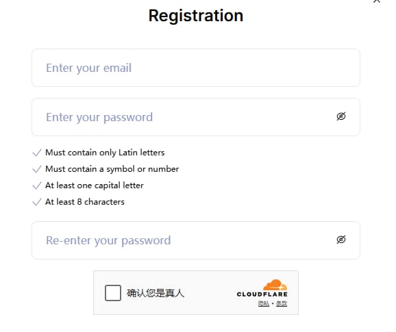 设置邮箱和登录密码